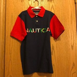 NWT Nautica Boys Polo 10-12 NWT